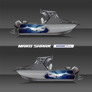 Partial Wrap Kit - Mako Shark Design