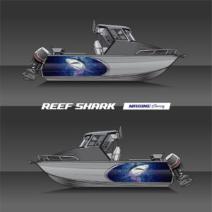 Partial Wrap Kit - Reef Shark Design