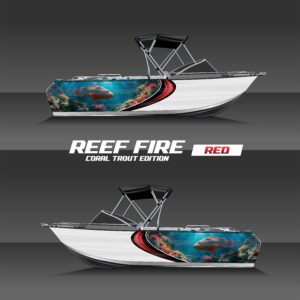 Partial Wrap Kit - REEF FIRE – Coral Trout Edition